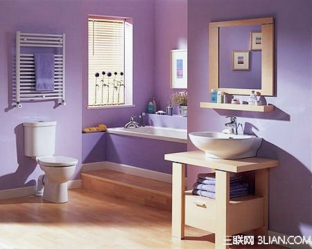 卫浴装修知识：紫色卫浴的天籁魅力4