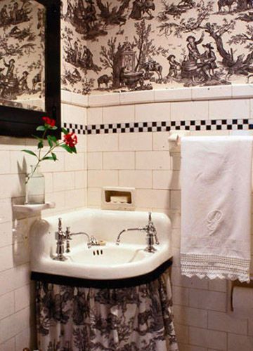 卫浴间壁纸装饰10方案6