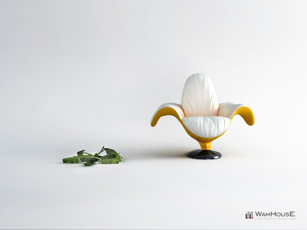 波兰WamHouse：创意香蕉椅2