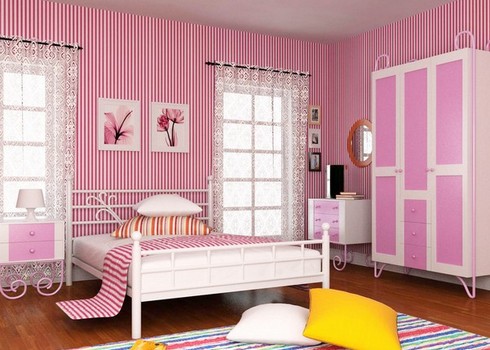 婚房卧室颜色搭配 粉色婚房搭配5