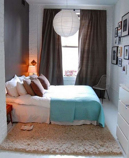 16个最节省空间的小户型卧室装修10