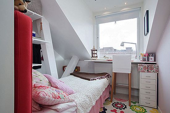 16个最节省空间的小户型卧室装修11