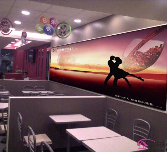 餐厅壁画装修效果图7