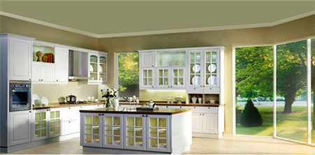 几种开放式厨房布局的客厅设计3