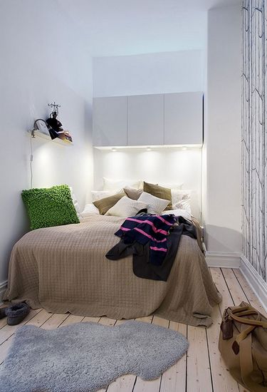 16个最节省空间的小户型卧室装修7