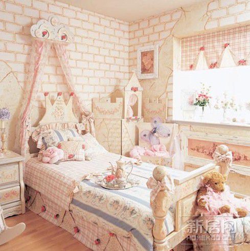 公主般的卧室，梦幻中的童话世界1