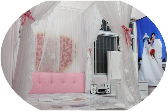 浪漫的婚房卧室布置设计3