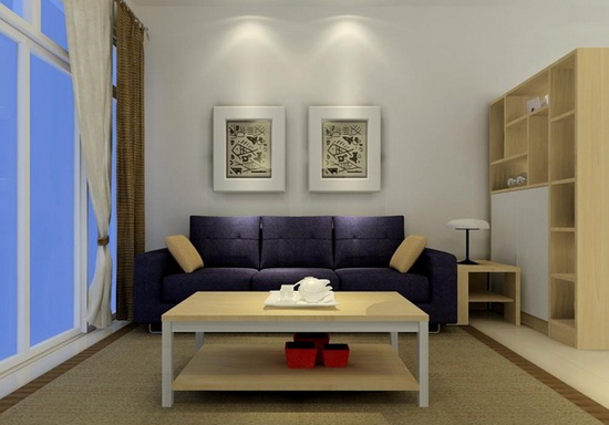 小户型客厅装修效果图，合理设计空间1