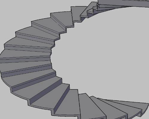 圆弧旋转楼梯设计有关规定2