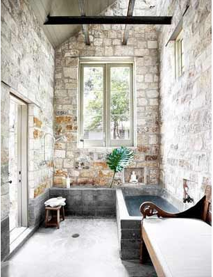 12款复古风情的浴室设计3