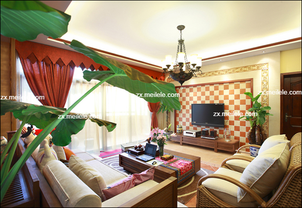130平三居室装修之绿色东南亚的奇妙之旅4