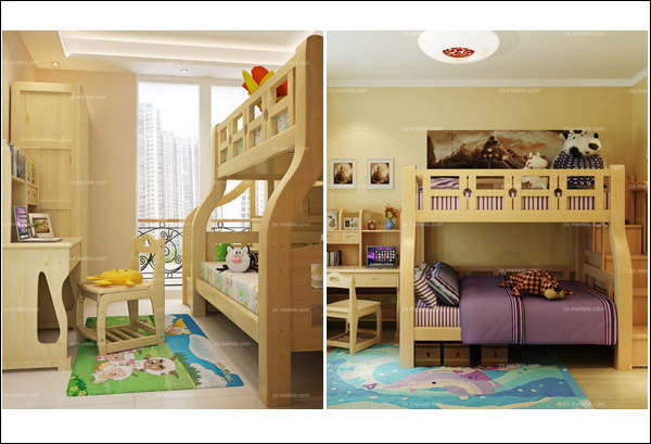 4款淡雅儿童房间,打造孩子健康的成长环境6