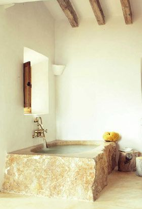 12款复古风情的浴室设计10