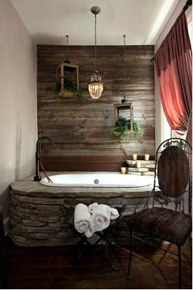 12款复古风情的浴室设计4
