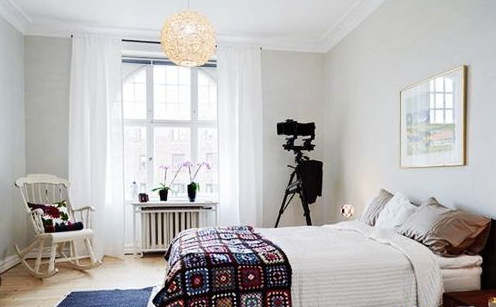 北欧风格的卧室设计1