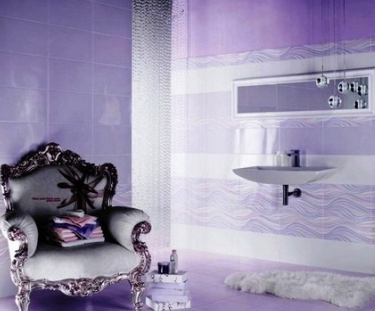 紫色卫浴间装修设计3