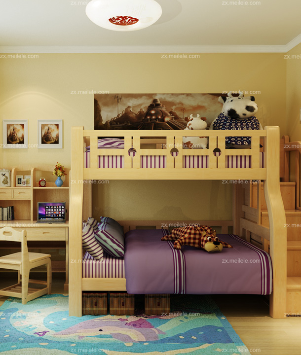 经典小平米儿童房设计案例2