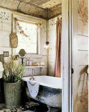 12款复古风情的浴室设计2