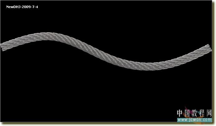 AutoCAD建模教程:49股钢丝绳的制作方法20