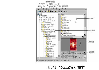 AutoCAD设计中心简介、启动和界面6