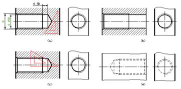 浩辰CAD技巧：值得借鉴的螺纹画法及标注1