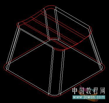 AutoCAD实例教程:逼真键盘帽的画法10