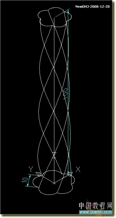 AutoCAD教程：温馨圣诞烛光的渲染方法14