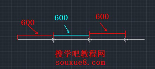 AutoCAD2013绘制定距等分点6