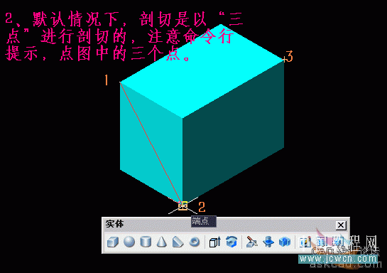 AutoCAD三维实体入门教程：关于剖切的知识详解2