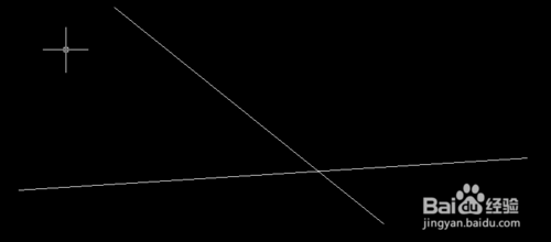 autocad将两条任意角度的直线变为互相垂直状态的便捷方法1