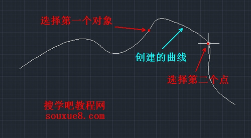 AutoCAD2013绘制光顺曲线6