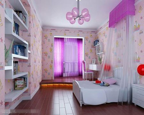 可爱风格女生卧室如何设计2