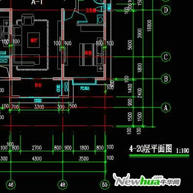 浩辰CAD教程建筑之高层住宅设计1