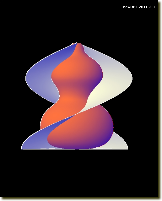 AutoCAD三维建模教程：画一个漂亮的七彩葫芦4