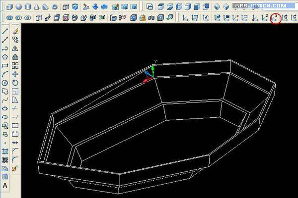 CAD绘制三坡度的内缩的盘子11