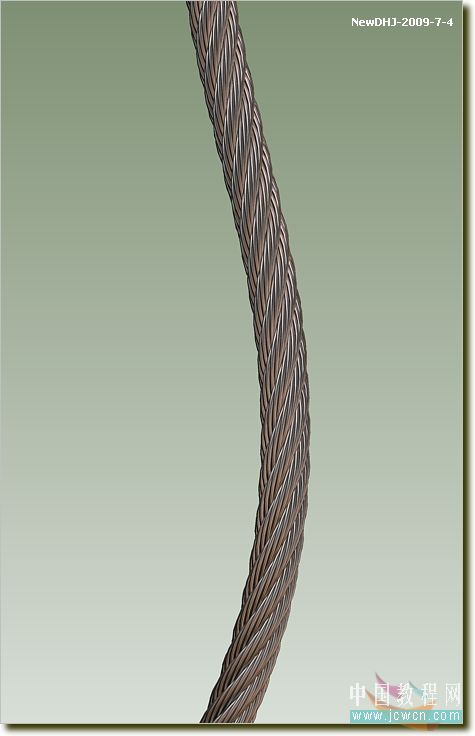 AutoCAD建模教程:49股钢丝绳的制作方法23