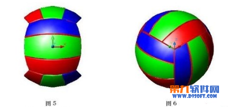 如何在AutoCAD中绘制排球三维建模4
