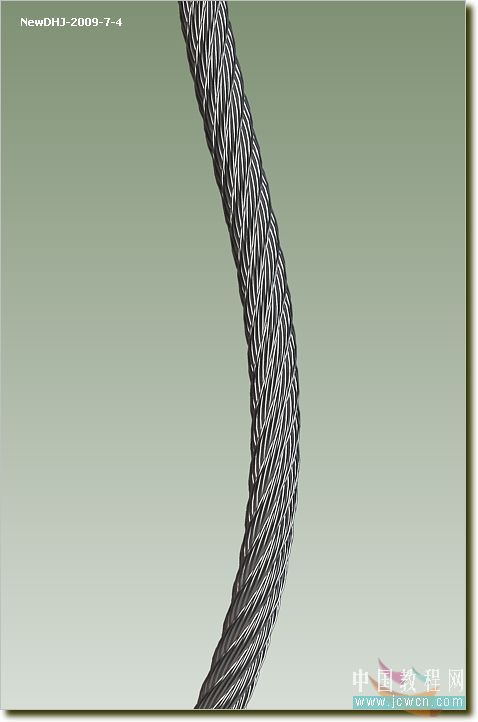AutoCAD建模教程:49股钢丝绳的制作方法21