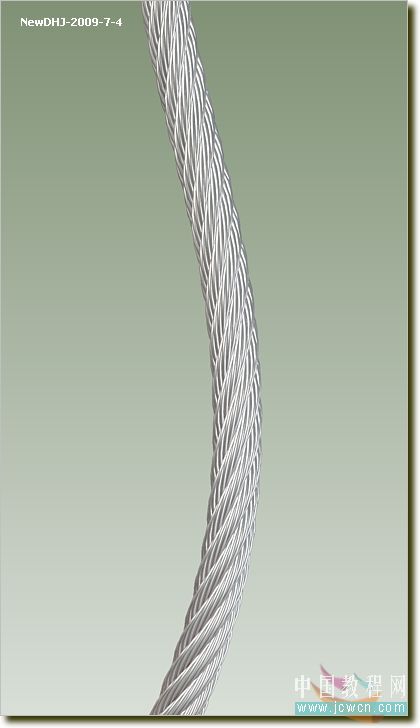 AutoCAD建模教程:49股钢丝绳的制作方法22