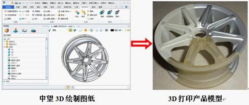 浩辰CAD：3D打印汽车轮毂1