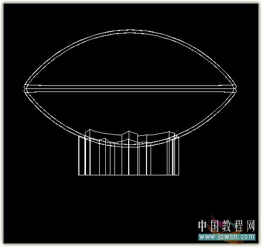 AutoCAD如何画一只逼真的橄榄球16