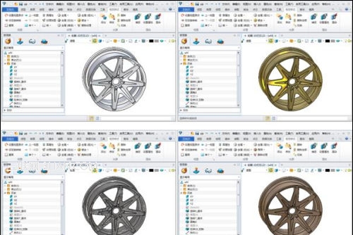 资深CAD设计师分享快速3D打印汽车轮毂2