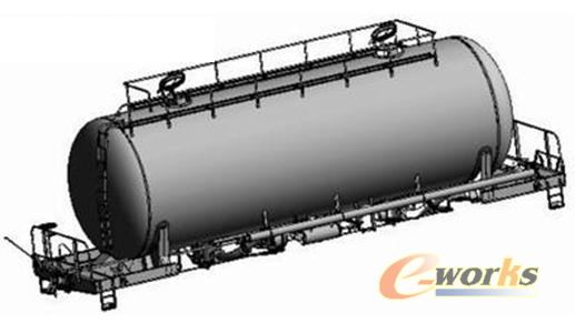 铁路货运粉状货物罐车CAD建模装配的方法3