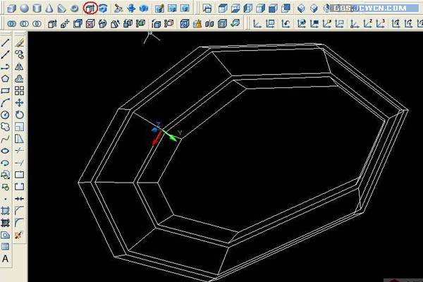 CAD绘制三坡度的内缩的盘子8