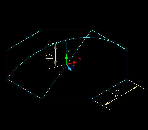 AutoCAD教程：建模实例绘制雨伞4