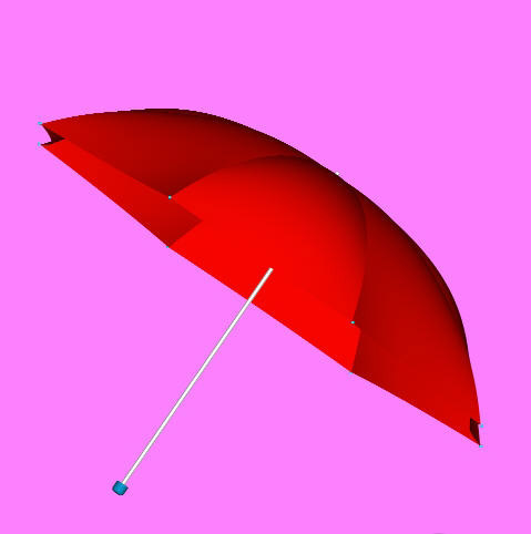 AutoCAD教程：建模实例绘制雨伞1