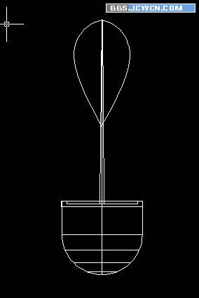 AutoCAD三维建模制作立体羽毛球7