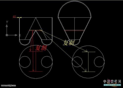 AutoCAD三维实例异形三通的画法8