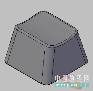 AutoCAD实例教程:逼真键盘帽的画法11