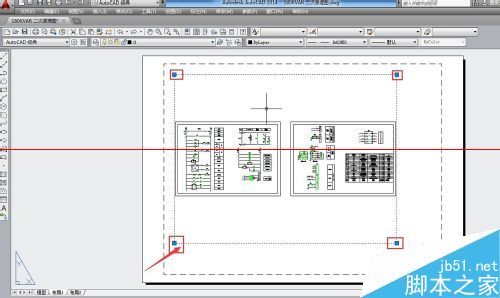 CAD2014怎么查看图纸打印效果？CAD模型空间与图纸空间切换介绍7